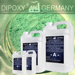 Epoxidharz + Effekt-Pigment-Grün 04 Gießharz...