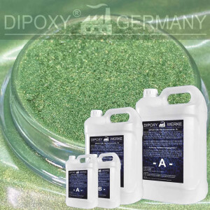 Epoxidharz + Effekt-Pigment-Grün 07 Gießharz...