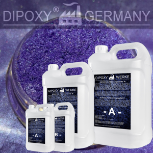 Epoxidharz + Effekt-Pigment-Lila 03 Gießharz Epoxy...