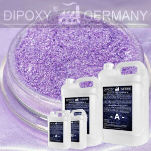 Epoxidharz + Effekt-Pigment-Lila 04 Gießharz Epoxy...