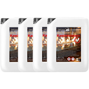 Bioetanolo, etanolo 80% Premium 20L (4x5L) - con effetto...