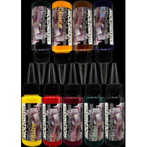 KERA-Colordrops-MoldMaster-BLUE, 50ml Extrem hoch konzentrierte Pigment Farbpaste Farbmittel für Gießpulver, Gips, Wandfarben auf Wasserbasis
