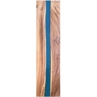 Epoxidharz Tischplatte River Table Blau  gallery