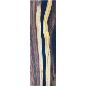 Epoxidharz Treppenstufe Massivholz Walnuss Schwarz River...