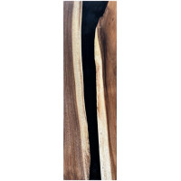 Epoxidharz Treppenstufe Massivholz Walnu gallery