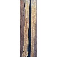 Epoxidharz Treppenstufe Massivholz Walnu gallery