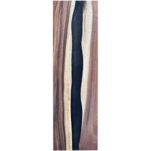 Epoxidharz Treppenstufe Massivholz Walnuss Schwarz River...