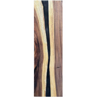 Epoxidharz Treppenstufe Massivholz Walnu gallery