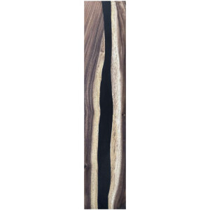 Epoxidharz Treppenstufe Massivholz Walnuss Schwarz River...