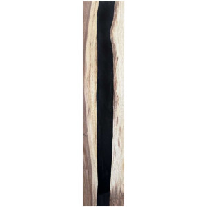 Epoxidharz Treppenstufe Massivholz Walnuss Schwarz River...
