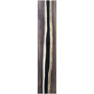 Epoxidharz Treppenstufe Massivholz Walnuss Schwarz River...