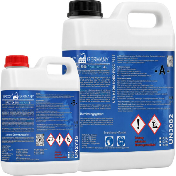 DIPOXY Pool Paint rivestimento epossidico 2K per piscine - piscine e calcestruzzo