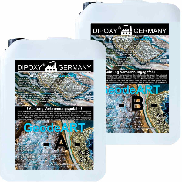 DIOPXY-2K-4000GeodeART 2K EP Resina epossidica + indurente spesso 2K Geode ART Wave Resina epossidica 1A