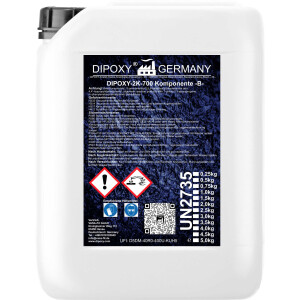 Resina di laminazione epossidica resina di colata di cristallo chiaro 2K-700 - 3kg(2kgA+1kgB)
