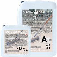 DIPOXY 2K WEP Primer X primer epossidico 1,6kg (1,25kg A + 0,25kg B) + 0,1kg pigmento nero - fondo di adesione fluido per calcestruzzo, legno, massetto e pavimenti