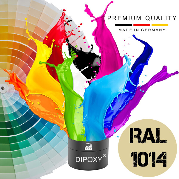 Dipoxy-PMI-RAL 1014 AVORIO Pigmento base estremamente concentrato Pasta colorante Colorante per resina epossidica, resina poliestere, sistemi poliuretanici, calcestruzzo, vernici, vernici liquide Resina sintetica Gioielli