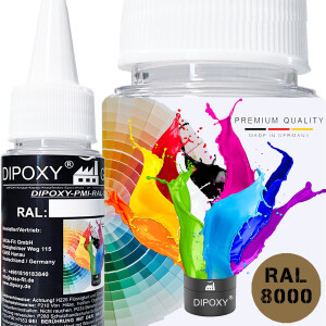 Dipoxy-PMI-RAL 8000 VERDE-MARRONE Pigmento base...