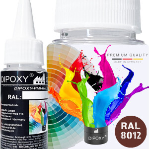 Dipoxy-PMI-RAL 8012 ROSSO BRUNO Pigmento base...