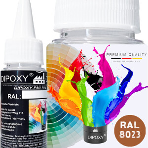 Dipoxy-PMI-RAL 8023 MARRONE ARANCIONE Pigmento base...