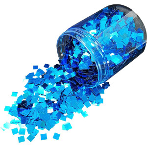 Dipoxy Glitter grezzo 6x6mm viola/azzurro 5g
