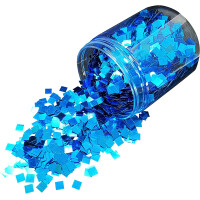 Dipoxy Glitter grezzo 6x6mm viola/azzurro 5g